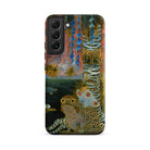 Spring Michalina Janoszanka Samsung Case, Galaxy S22 Plus / Matte, Black Phone Case Vibrant Intricate Painting Fantastical Lizard