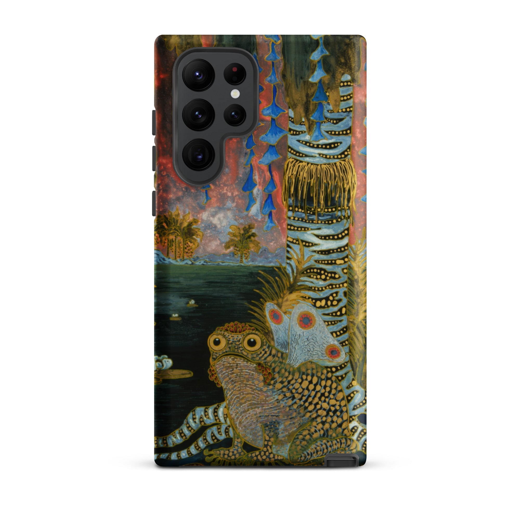 Spring Michalina Janoszanka Samsung Case, Galaxy S22 Ultra / Matte, Dark Colored Phone Case Vivid Fantastical Illustration