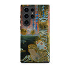 Spring Michalina Janoszanka Samsung Case, Galaxy S23 Ultra / Matte, Phone Case Stylized Colorful Illustration Lizard Like Creature Vibrant