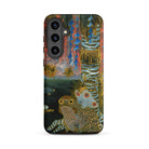 Spring Michalina Janoszanka Samsung Case, Galaxy S24 Plus / Matte, Smartphone Vibrant Illustrative Case Fantastical Creature Lush Landscape