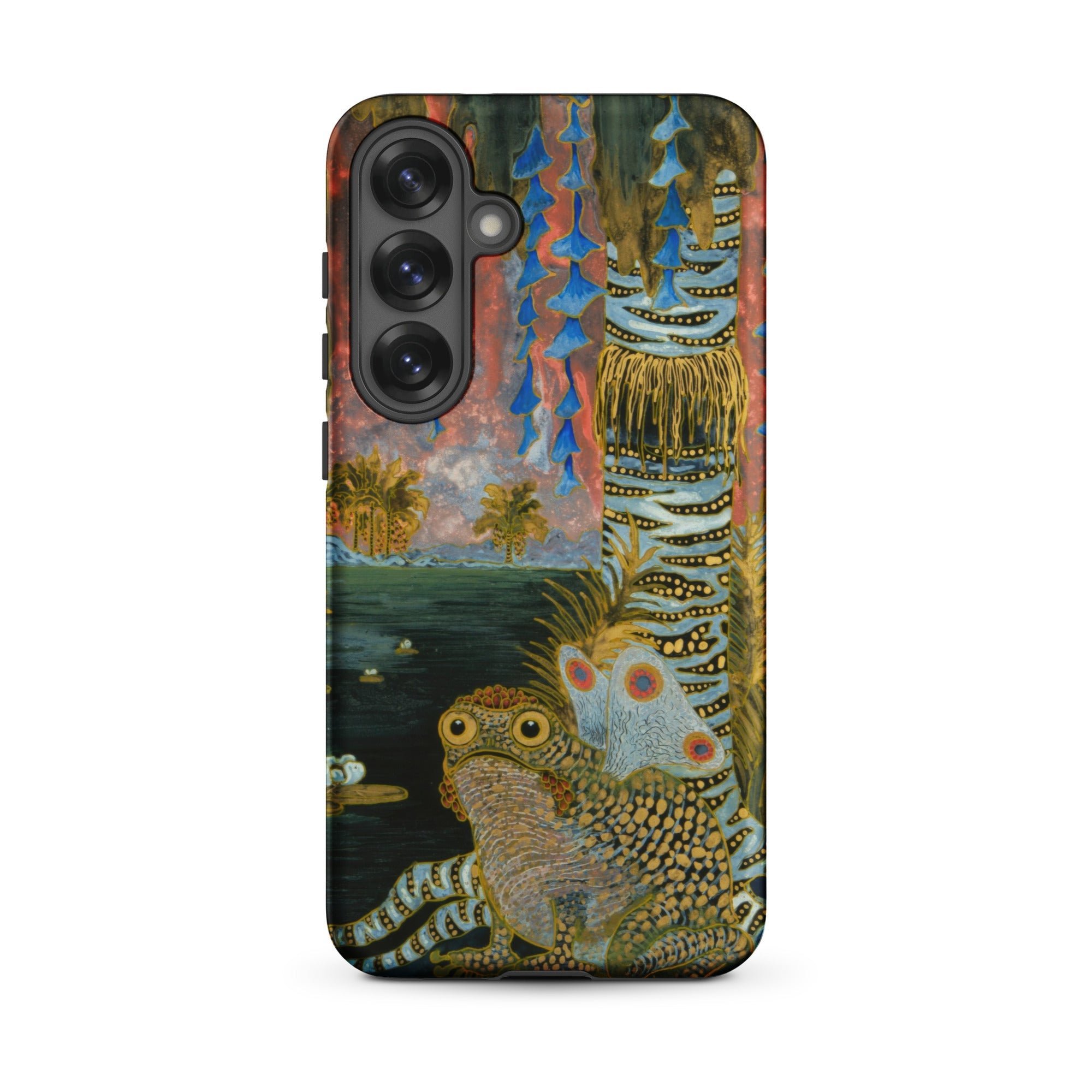 Spring Michalina Janoszanka Samsung Case, Galaxy S25 Plus / Matte, Black Smartphone Colorful Nature Themed Art Print Case