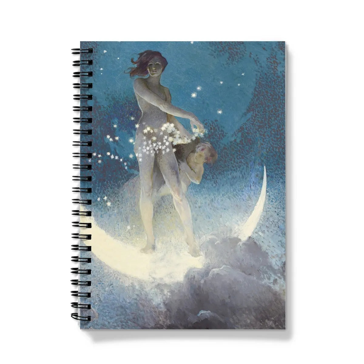 Spring Scattering Stars By Edwin Blashfield. Notebook - A5 / Graph - Notebooks & Notepads - Aesthetic Art