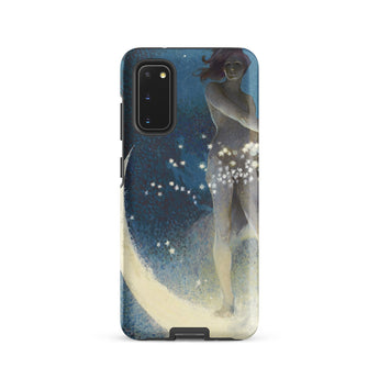 Spring Scattering Stars - Edwin Blashfield Samsung Case, Galaxy S20 / Matte, Smartphone Case Celestial-themed Illustration Female Figure