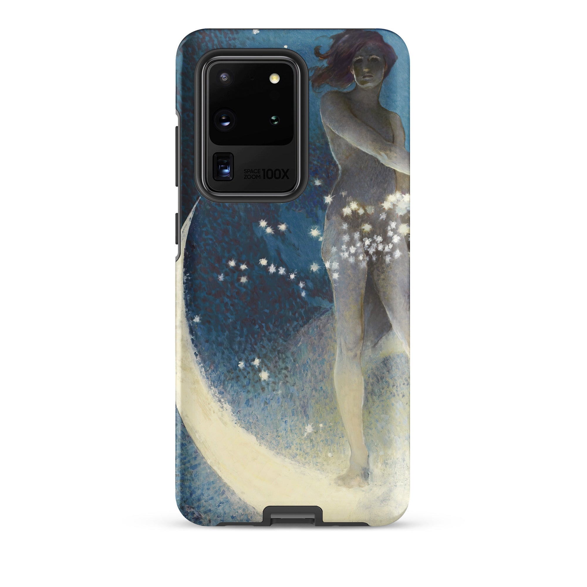 Spring Scattering Stars Edwin Blashfield Samsung Case, Galaxy S20 Ultra / Matte, Smartphone Dark Blue Case Night Painting William Henry