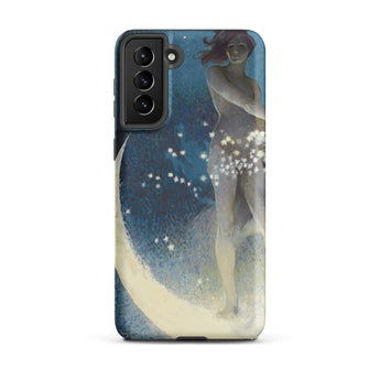 Spring Scattering Stars - Edwin Blashfield Samsung Case, Galaxy S21 Plus / Matte, Phone Case Stylized Depiction Nude Woman Light-colored