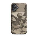 They Spruce Themselves Up - Francisco De Goya Iphone Case, 16 Plus / Matte, Smartphone Vintage Grotesque Art Print Case