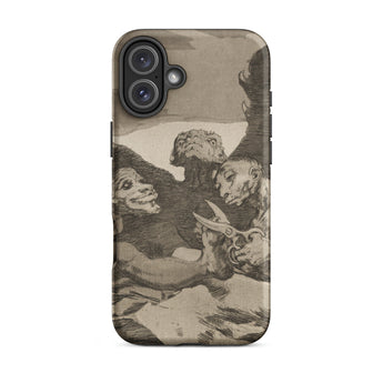 They Spruce Themselves Up - Francisco De Goya Iphone Case, 16 Plus / Matte, Smartphone Vintage Grotesque Art Print Case