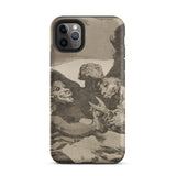 They Spruce Themselves Up - Francisco De Goya Phone Case Iphone 11 Pro Max / Matte Iphone Pro Max Case Dark Grotesque Goya-esque Francisco