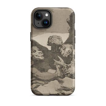 They Spruce Themselves Up - Francisco De Goya Phone Case Iphone 15 Plus / Matte Iphone 14 Case Dark Macabre Grotesque Figures Francisco