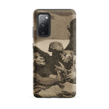 They Spruce Themselves Up - Francisco De Goya Samsung Case, Galaxy S20 Fe / Matte, Brown Phone Case Vintage-style Grotesque Artwork