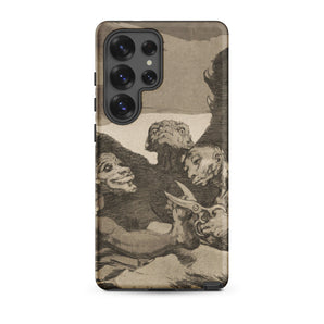 They Spruce Themselves Up - Francisco De Goya Samsung Case, Galaxy S25 Ultra / Matte, Smartphone Dark Grotesque Art Print