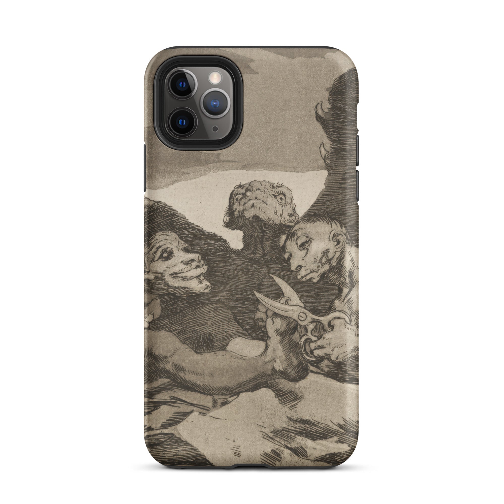 They Spruce Themselves Up - Francisco Goya Iphone Case, 11 Pro Max / Matte, Iphone Pro Max Case Dark Grotesque Goya-esque