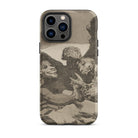 They Spruce Themselves Up - Francisco Goya Iphone Case, 13 Pro Max / Matte, Iphone 15 Pro Max Case Dark Vintage-style Illustration