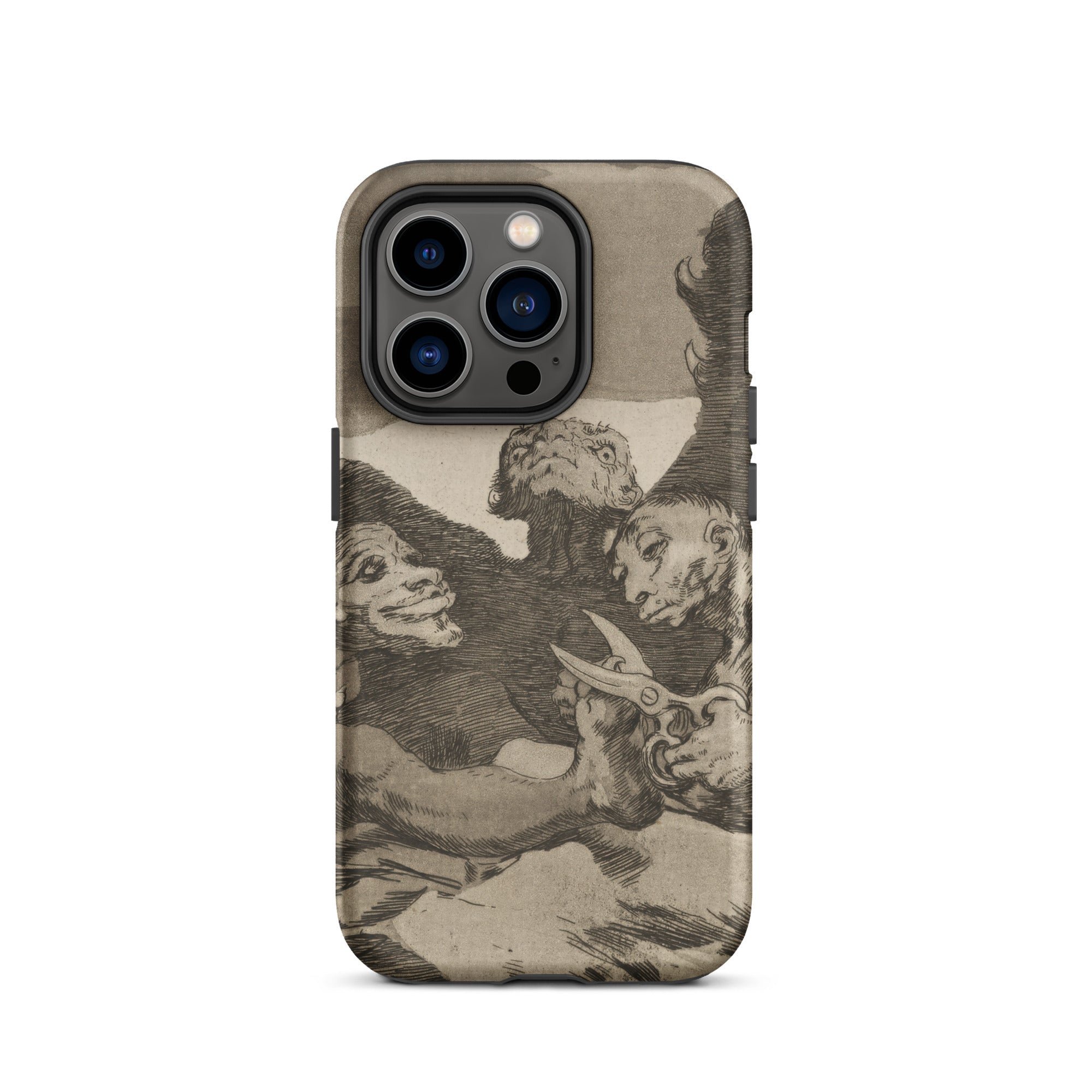 They Spruce Themselves Up - Francisco Goya Iphone Case, 14 Pro / Matte, Iphone 15 Pro Max Case Dark Macabre Vintage-style