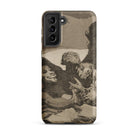 They Spruce Themselves Up - Francisco Goya Samsung Case, Galaxy S21 Plus / Matte, Smartphone Case Vintage-style Dark Grotesque Illustration