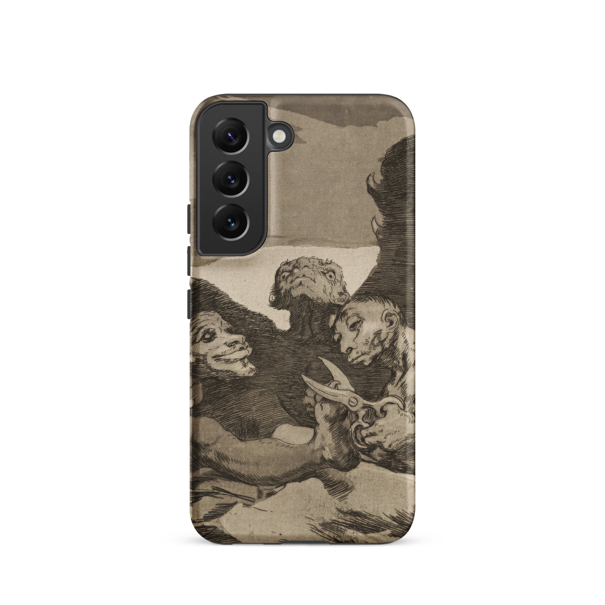 They Spruce Themselves Up - Francisco Goya Samsung Case, Galaxy S22 / Matte, Smartphone Case Grotesque Art Print