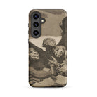 They Spruce Themselves Up - Francisco Goya Samsung Case, Galaxy S24 Plus / Matte, Smartphone Case Dark Macabre Sepia-toned Illustration
