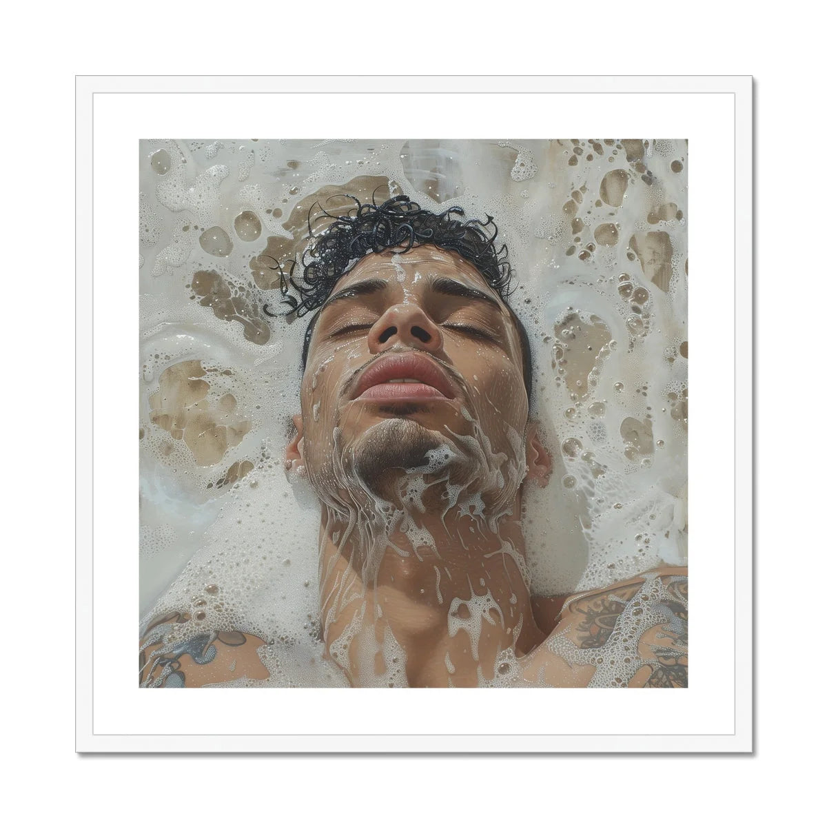 Squeaky Clean - Subtle Gay Male Pleasure Art Print Posters Prints & Visual Artwork