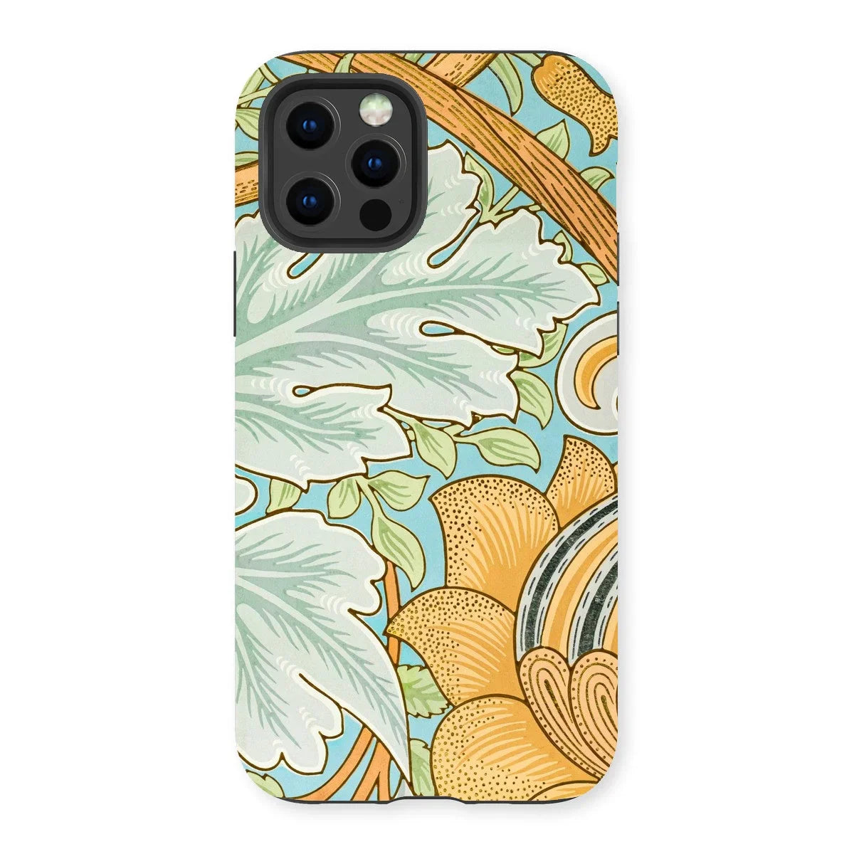 St. James - William Morris Iphone Case, 13 Pro / Matte, Floral Patterned Smartphone Case Multi-lens Camera Cutout