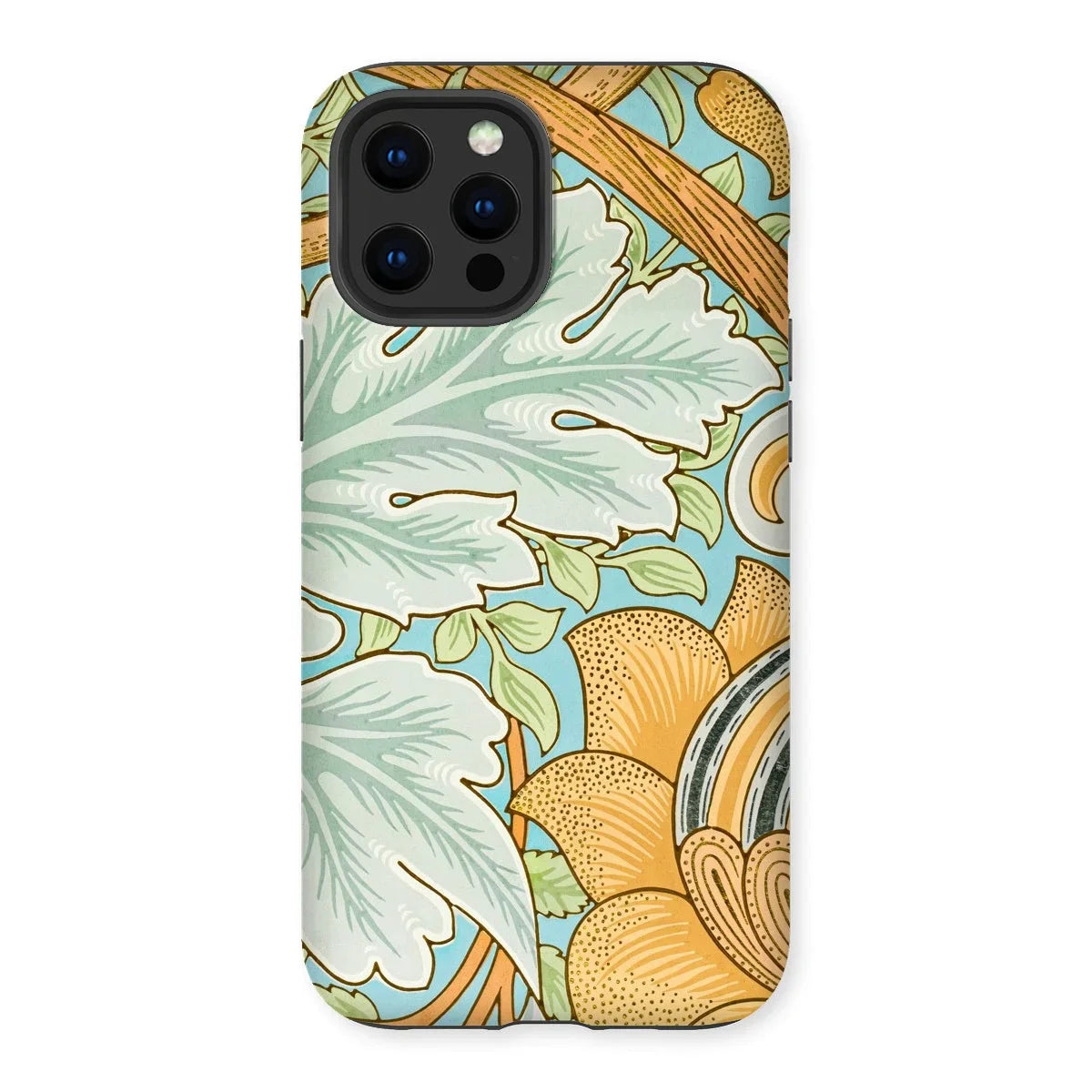 St. James - William Morris Iphone Case, 13 Pro Max / Matte, Decorative Phone Case Floral Art Nouveau-style Pattern Leaves