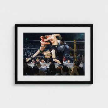 Stag at Sharkey’s - George Bellows Art Print / Canvas, Locks, Single Savage Instant, Two Fighters Sealed, Chest Inside Tom, Athletic Prints