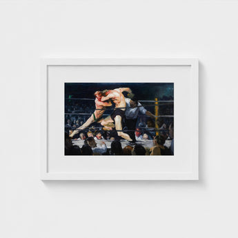 Stag at Sharkey’s - George Bellows Art Print / Canvas, Locks, Single Savage Instant, Two Fighters Sealed, Chest Inside Tom, Athletic Prints