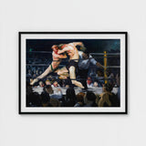 Stag at Sharkey’s - George Bellows Art Print / Canvas, Locks, Single Savage Instant, Two Fighters Sealed, Chest Inside Tom, Athletic Prints
