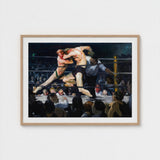 Stag at Sharkey’s - George Bellows Art Print / Canvas, Locks, Single Savage Instant, Two Fighters Sealed, Chest Inside Tom, Athletic Prints