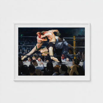 Stag at Sharkey’s - George Bellows Art Print / Canvas, Locks, Single Savage Instant, Two Fighters Sealed, Chest Inside Tom, Athletic Prints