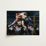 Stag at Sharkey’s - George Bellows Art Print / Canvas, 16x12’’ / 41x31cm / Unframed / no Border, Posters Prints & Visual Artwork, Toby Leon