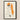 Standing Nude with Orange Drapery Egon Schiele Framed Canvas, Nude Female Figure Sketch Orange Accents Framed Artwork