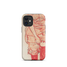 Standing Woman in Red - Egon Schiele Iphone Case, 12 Mini / Matte