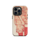 Standing Woman in Red - Egon Schiele Iphone Case, 14 Pro / Matte