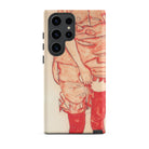 Standing Woman in Red - Egon Schiele Samsung Case, Galaxy S23 Ultra / Matte