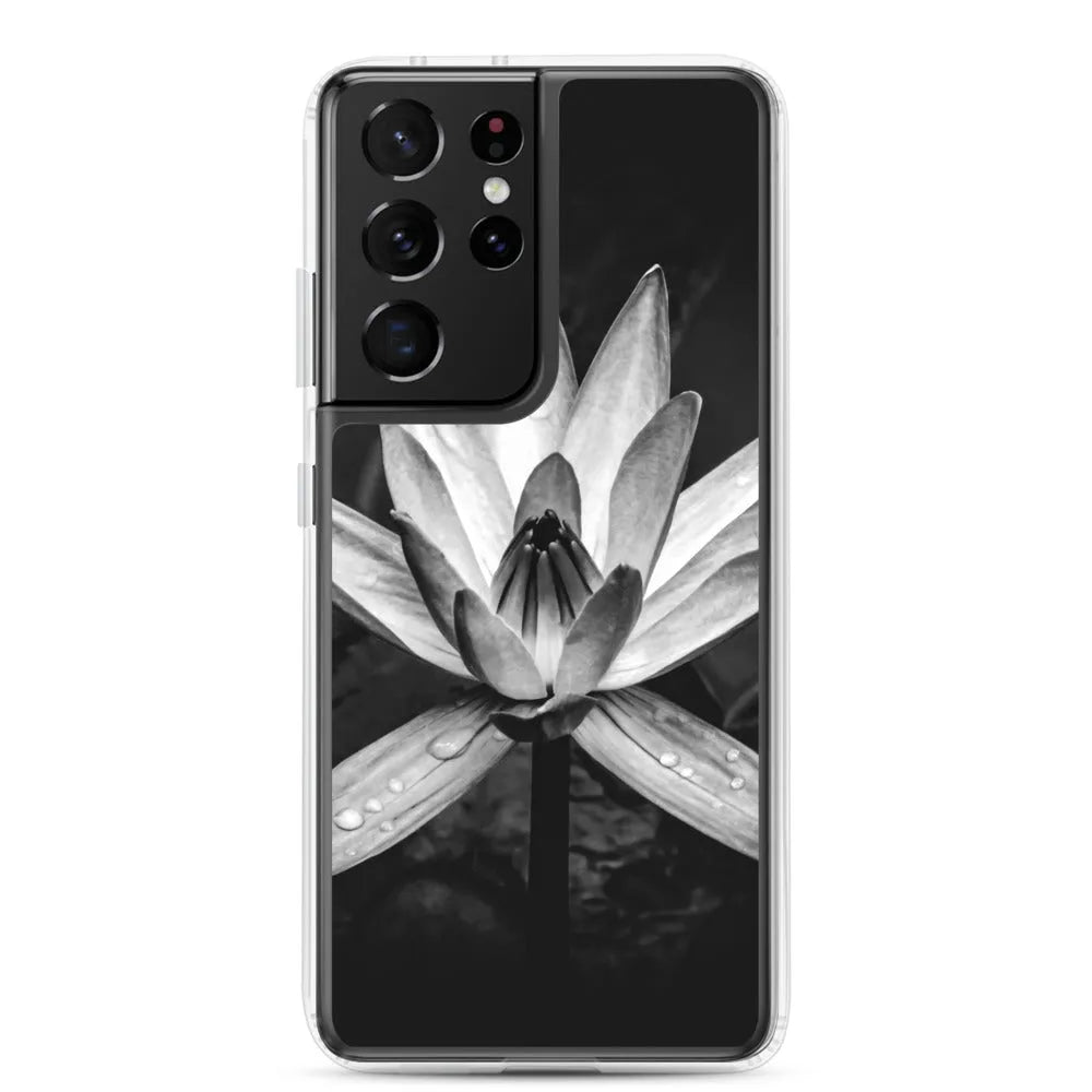 Stargazer Samsung Galaxy Case - Black And White - Samsung Galaxy S21 Ultra - Mobile Phone Cases - Aesthetic Art