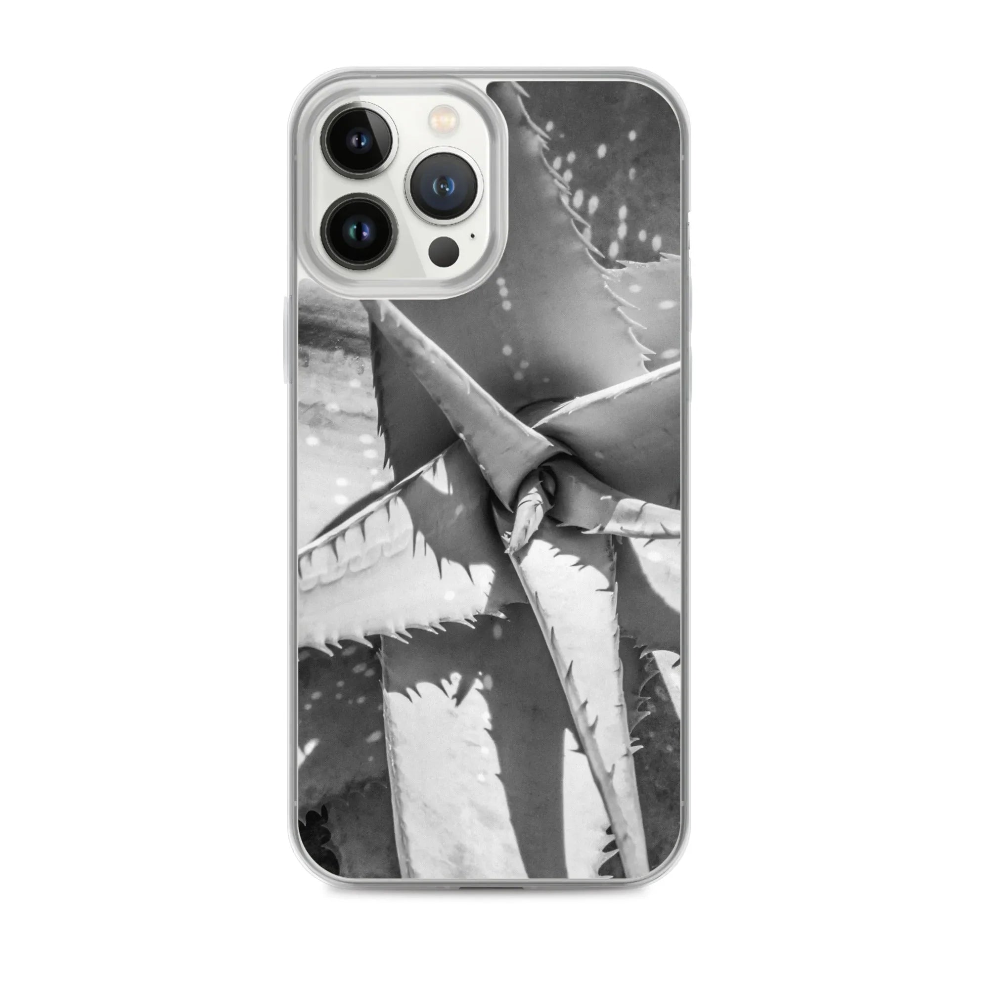 Starry - eyed Botanical Art Iphone Case - Black And White - Iphone 13 Pro Max - Mobile Phone Cases - Aesthetic Art