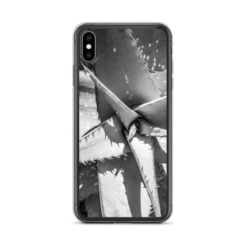 Starry - eyed Botanical Art Iphone Case - Black And White - Iphone Xs Max - Mobile Phone Cases - Aesthetic Art