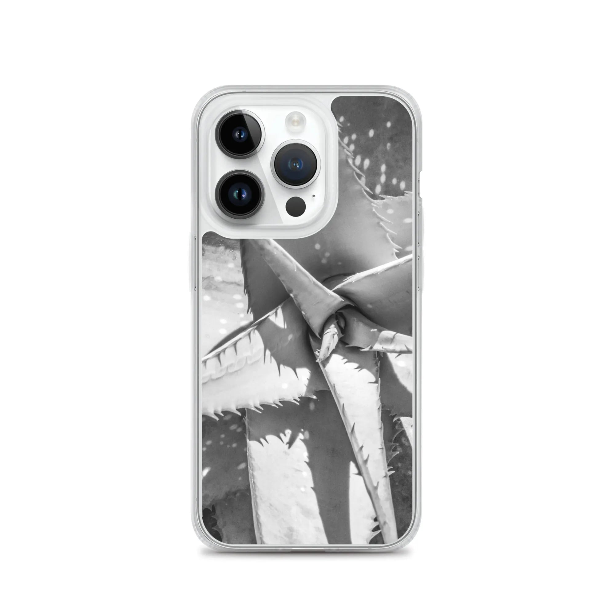Starry - eyed Botanical Art Iphone Case - Black And White - Iphone 14 Pro - Mobile Phone Cases - Aesthetic Art
