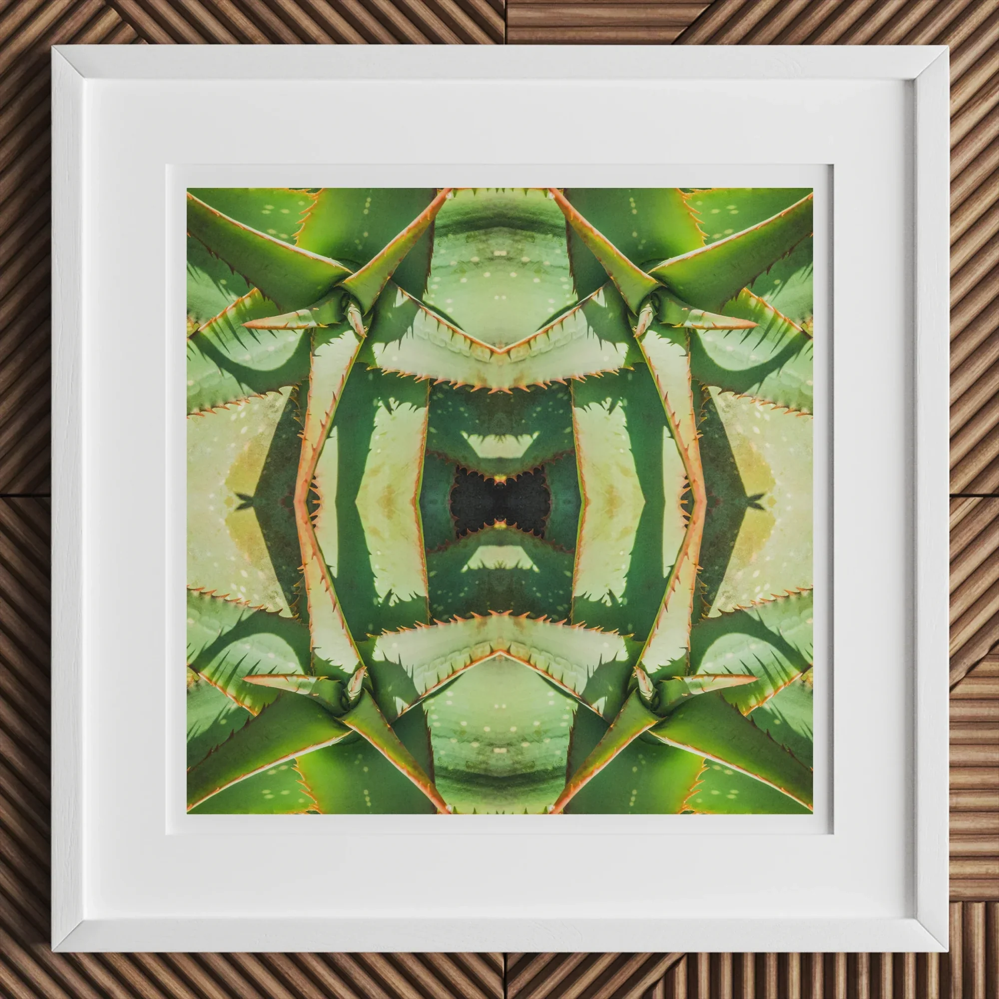 Starry-eyed - Trippy Succulent Op Art Print Posters Prints & Visual Artwork