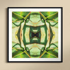 Starry-eyed - Trippy Succulent Op Art Print