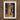 Framed Painting Light Wood Frame White Mat Classical Greek Hero’s, Florentine Night, Hour Cities Shed, Navy -void Sky, Winged, Helmet,