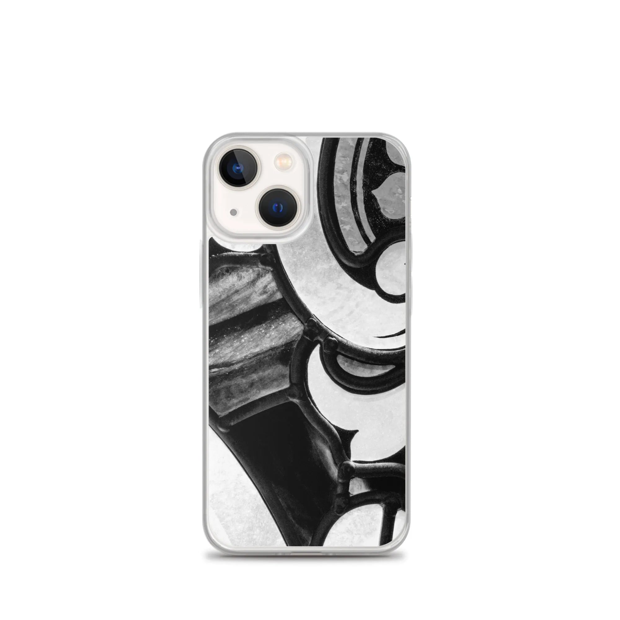 Stay Glassy - Designer Travels Art Iphone Case - Black And White - Iphone 13 Mini - Mobile Phone Cases - Aesthetic Art