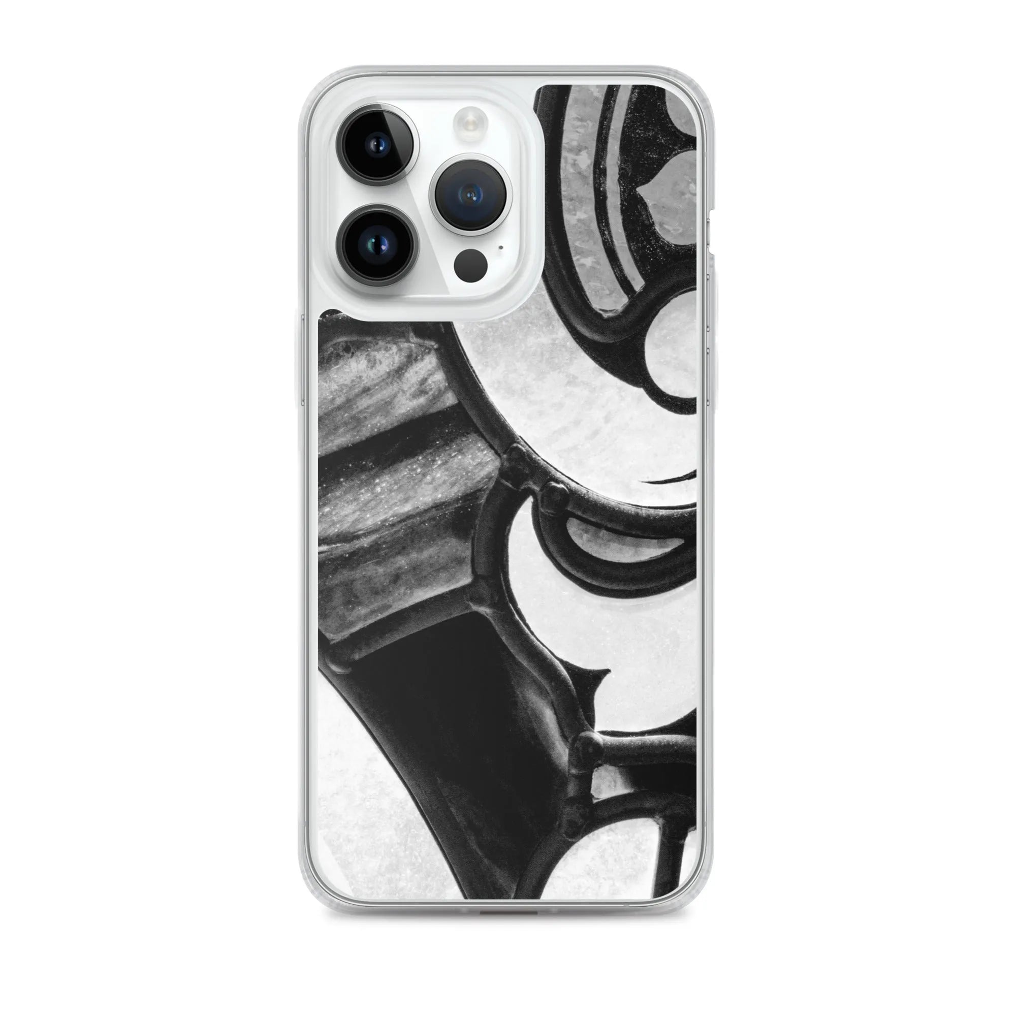 Stay Glassy - Designer Travels Art Iphone Case - Black And White - Iphone 14 Pro Max - Mobile Phone Cases - Aesthetic