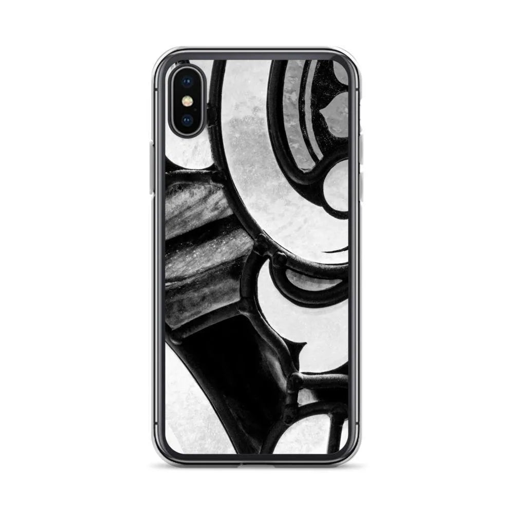 Stay Glassy - Designer Travels Art Iphone Case - Black And White - Iphone X/xs - Mobile Phone Cases - Aesthetic Art