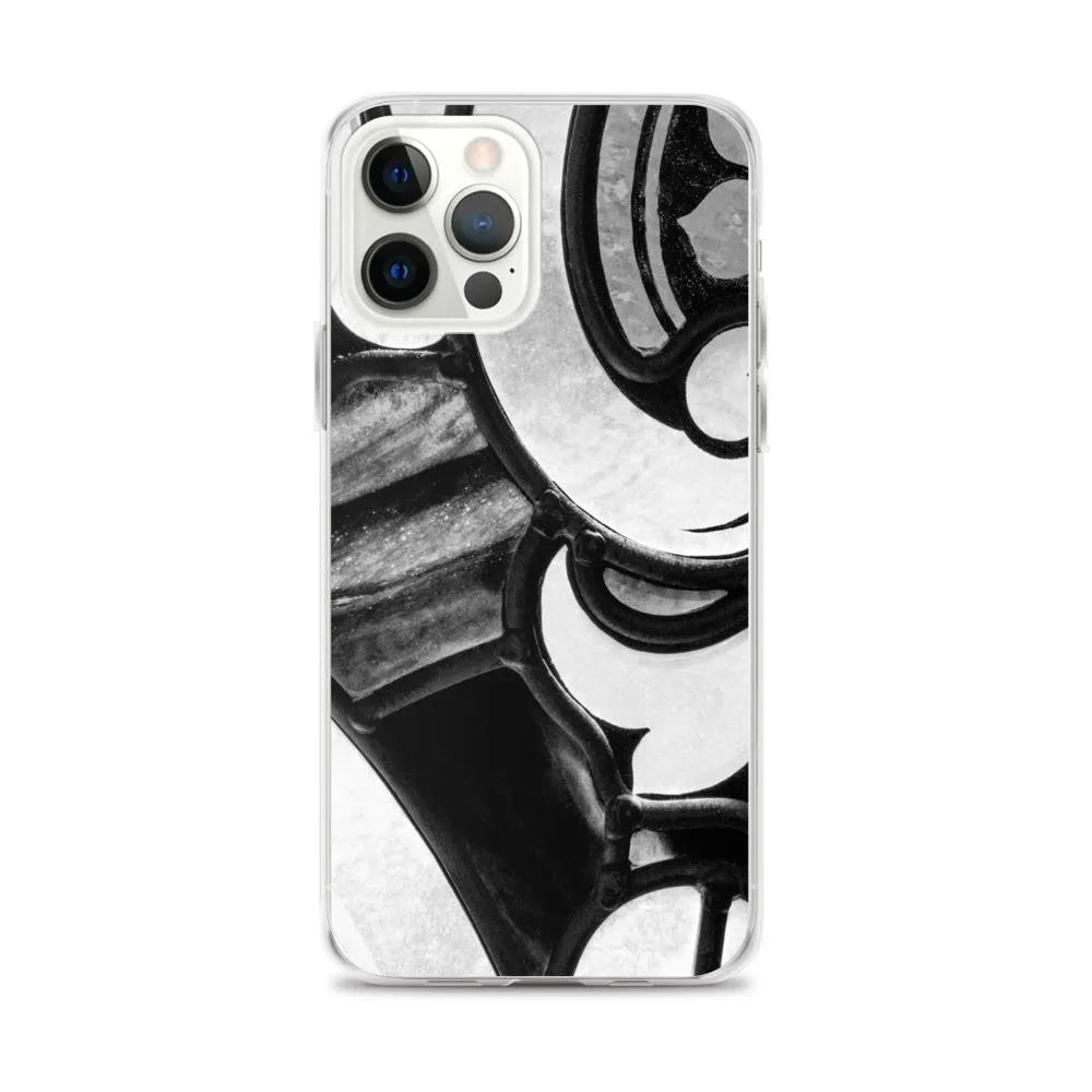 Stay Glassy - Designer Travels Art Iphone Case - Black And White - Iphone 12 Pro Max - Mobile Phone Cases - Aesthetic