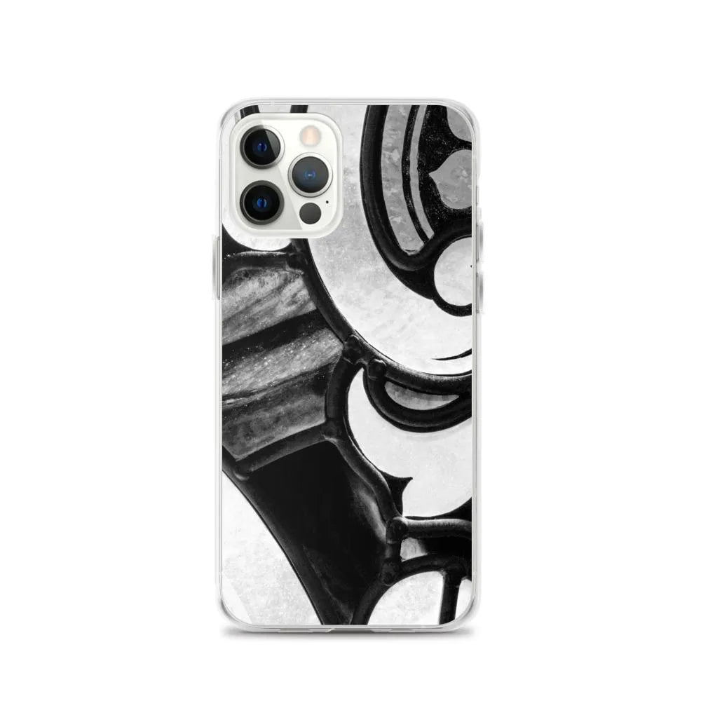 Stay Glassy - Designer Travels Art Iphone Case - Black And White - Iphone 12 Pro - Mobile Phone Cases - Aesthetic Art