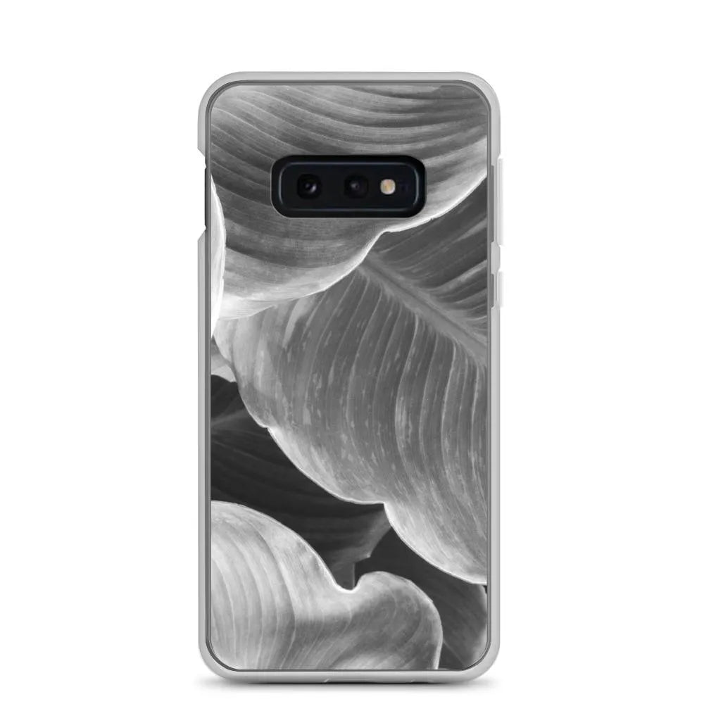 Step By Step Samsung Galaxy Case - Black And White - Samsung Galaxy S10e - Mobile Phone Cases - Aesthetic Art