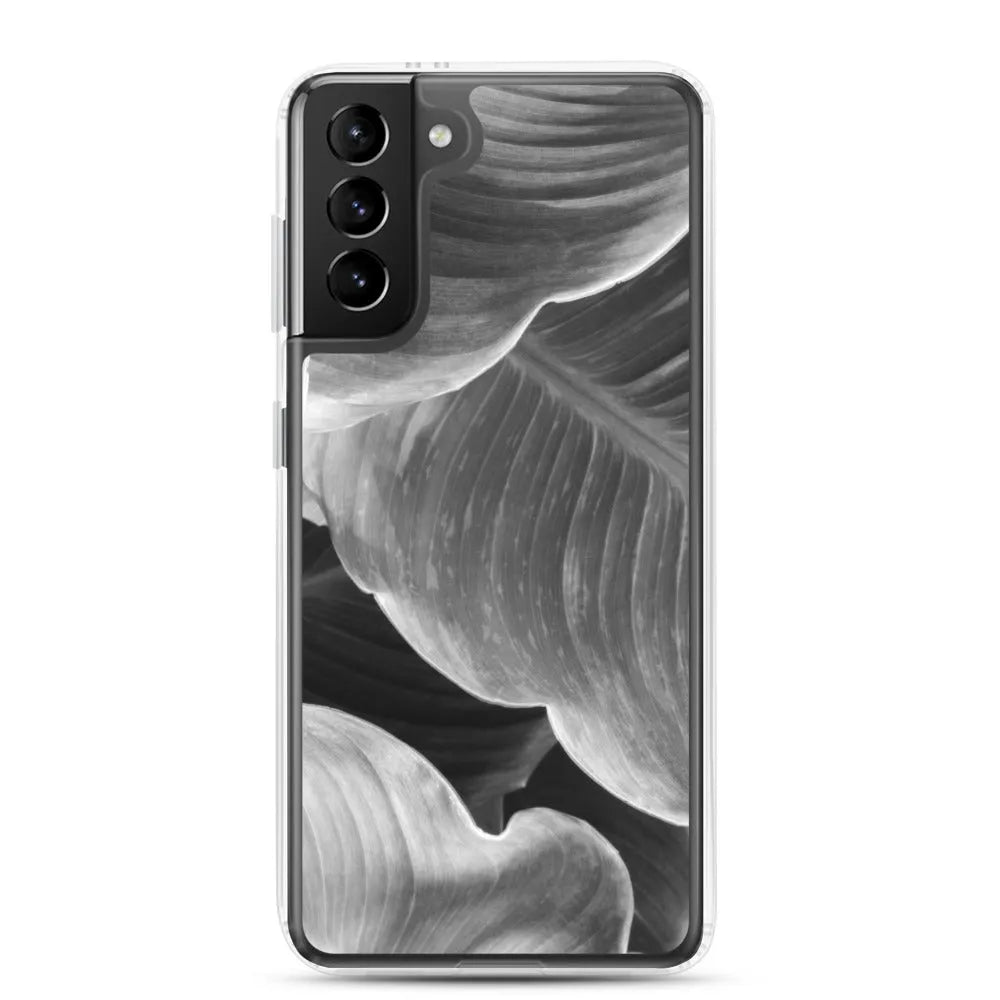 Step By Step Samsung Galaxy Case - Black And White - Samsung Galaxy S21 Plus - Mobile Phone Cases - Aesthetic Art