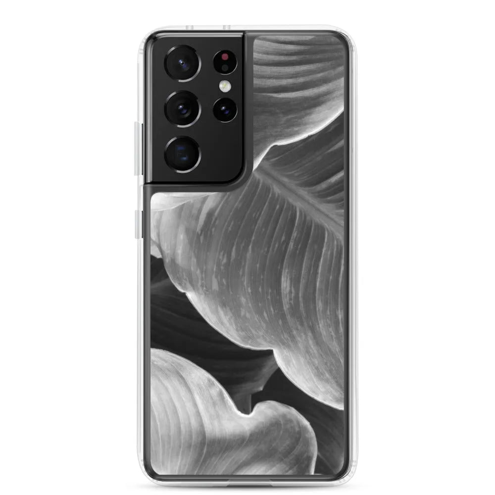 Step By Step Samsung Galaxy Case - Black And White - Samsung Galaxy S21 Ultra - Mobile Phone Cases - Aesthetic Art