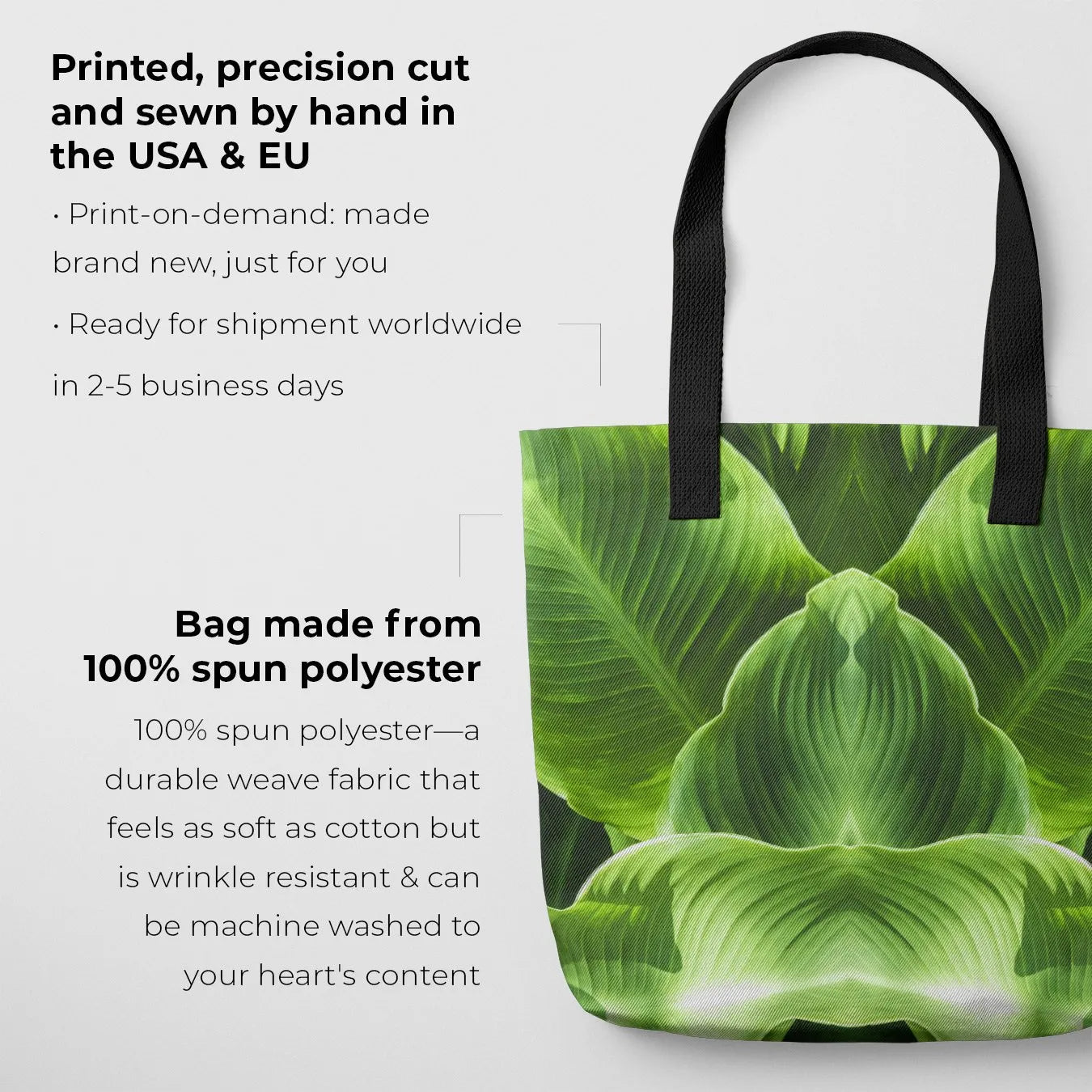 Step By Step Tote - Heavy Duty Reusable Grocery Bag - Shopping Totes - Aesthetic Art
